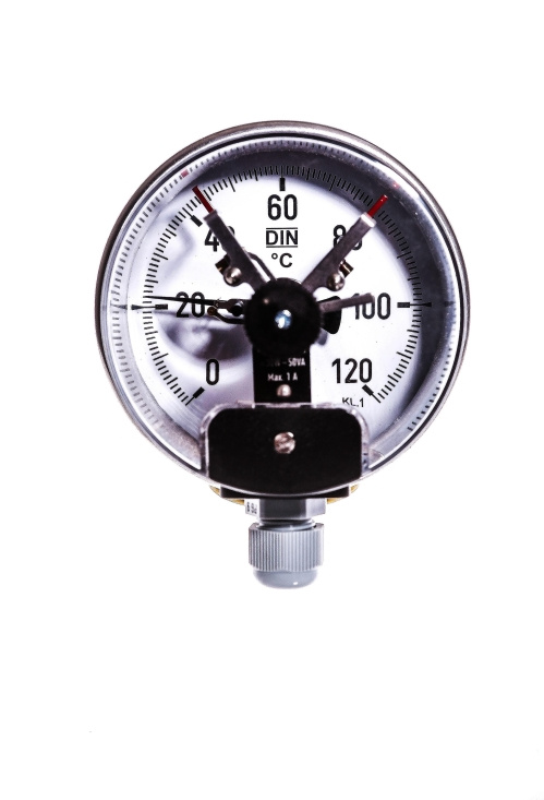 Q 465-EK-1, Termometer, anslutning bak�t G15x100mm, G15, D=100