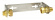 Beulco, 6031STB, Vattenmätarkonsol, utvändig gänga, G40 Beulco, 6031STB, Vattenmätarkonsol, utvändig gänga, G40