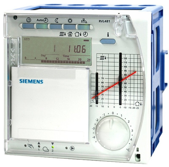 Siemens, RVL481, V�rmeregulator