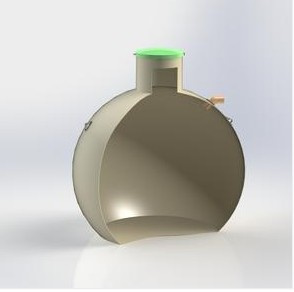 VPI Sluten avloppstank 6m3