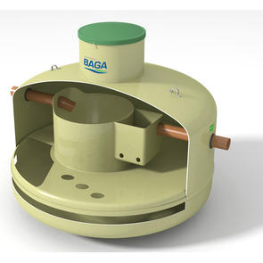 BAGA Slamavskiljare BDT 1,2 m3
