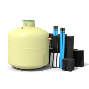 BAGA Effektiv - Slamavskiljarpaket 4m� med 32 m� infiltration f�r 2 hush�ll