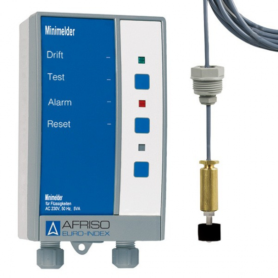 Afriso L�gniv�larm Minielder med rel�