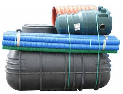 Wavin slamavskiljare med infiltrationspaket 2m3