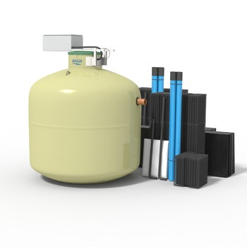 BAGA Easy 2 - med bioModulpaket f�r 2 hush�ll