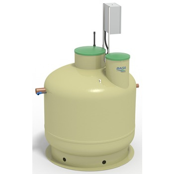 BAGA bioTank grundpaket utan slamavskiljare f�r 3-6 hush�ll (endast biotank)