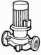 Grundfos, TP 50-110/4 BAQE, Cirkulationspump, med kombifläns, DN50 Grundfos, TP 50-110/4 BAQE, Cirkulationspump, med kombifläns, DN50