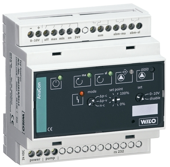 Wilo, AnaCon, Styrutrustning, analog