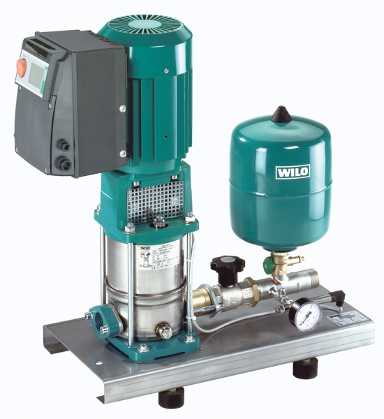 Wilo, COR-1 MVIE 208-2G-GE, Tryckstegringsanl�ggning, med givare 10 bar