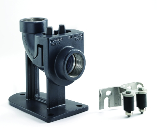 Grundfos, Kopplingsfot, inkl glidsko och gejderf�ste, DN50/DN50, gjutj�rn