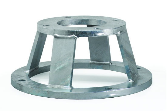 Grundfos, Ringstativ, frist�ende installation, DN65/65/R65