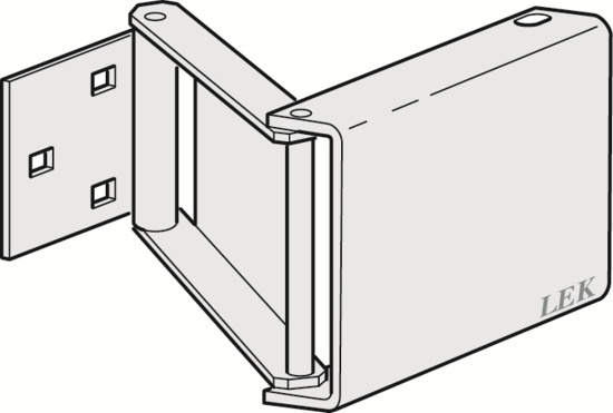 NIBE AB, Sv�ngarm, svart, st�lpl�t, br�nnlackerad