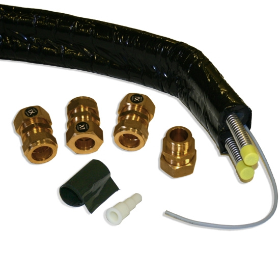 V�rmebaronen, Flexslang dubbel, levereras med kopplingar , DN16, 15m