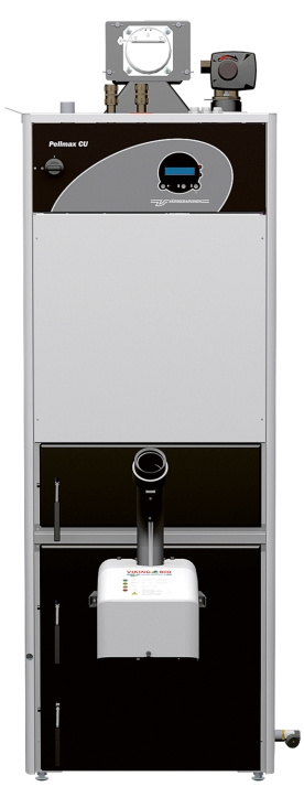 V�rmebaronen Pelletspanna, Pellmax CU, med VVB, 25kW, el 9kW
