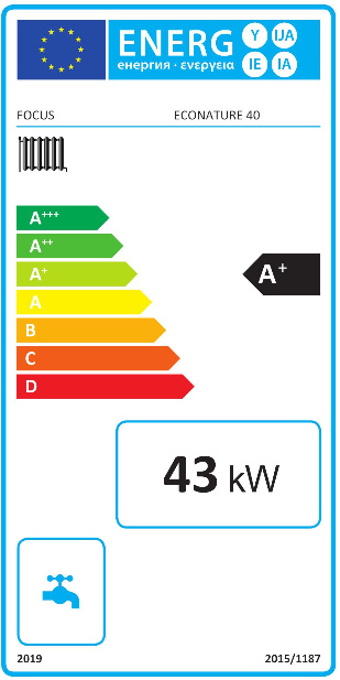 Vedpanna Focus Econatur 40 - 40 kW