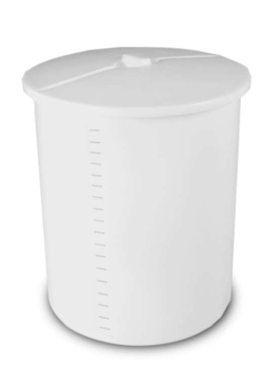 �rnplast Beh�llare, med lock, 110L, polyeten