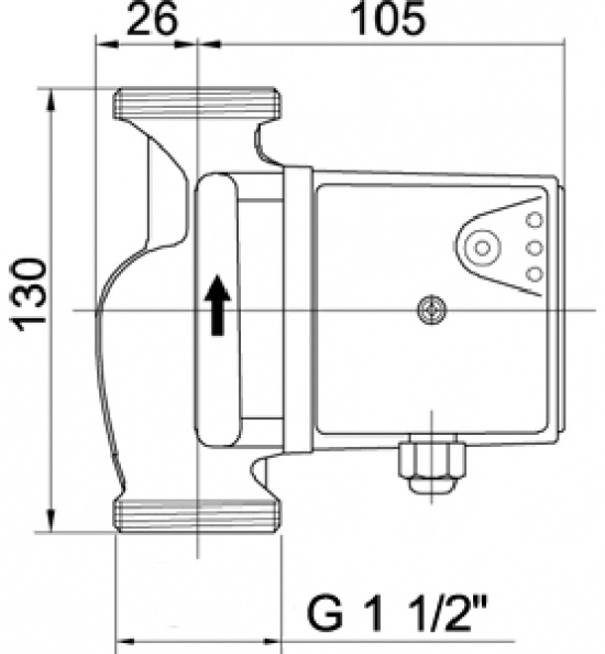 Perfecta Cirkulationspump Core 25U-4-130