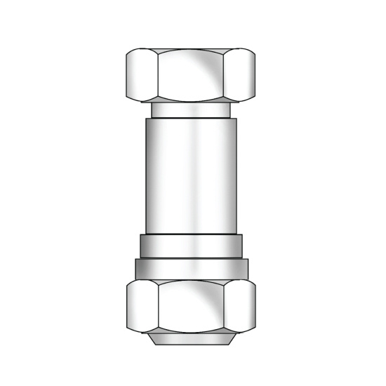 Thermopanel F�rl�ngningskoppling, TP, nickel