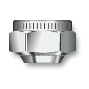 Thermopanel Halvkoppling, TP, nickel