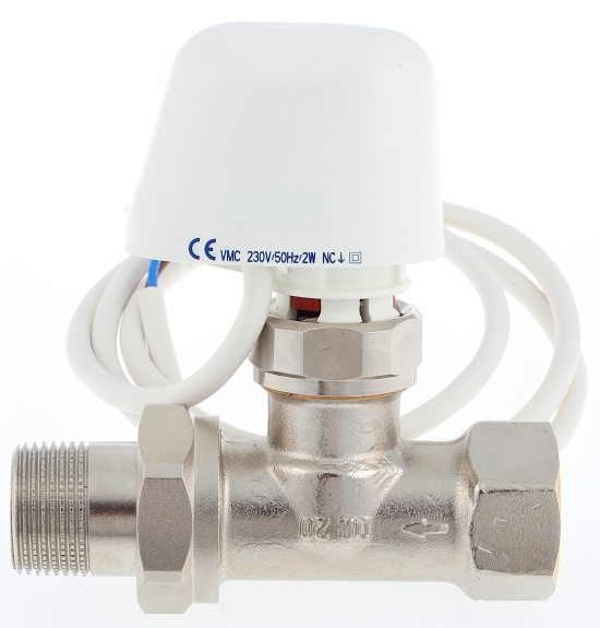 Eveco, FVV20.2, Elektrotermisk ventil, DN20, f�r 230V anslutning 