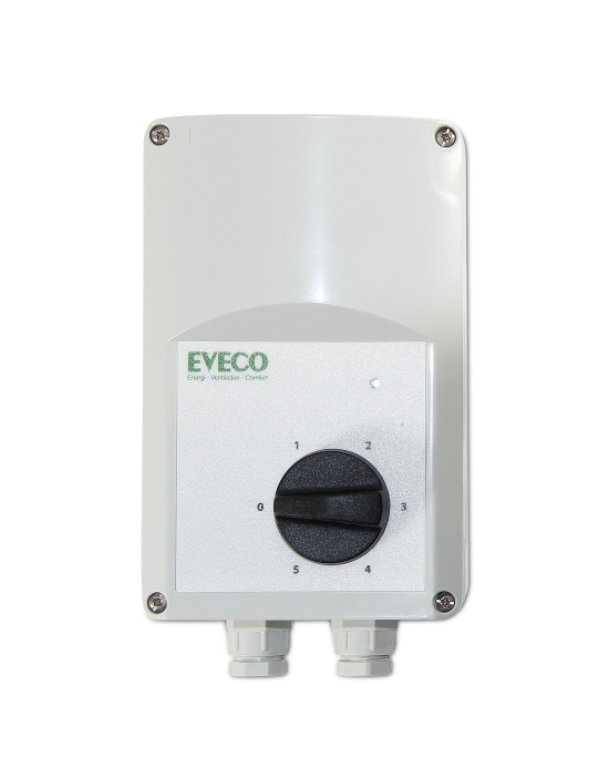 Eveco, VR2,2, 5-Stegstranformator, 2,2A, 230V, 2,2A, 230V