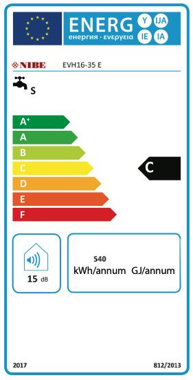 Nibe Eminent E 35 - Varmvattenberedare