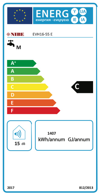 NIBE varmvattenberedare EMINENT-E 55L