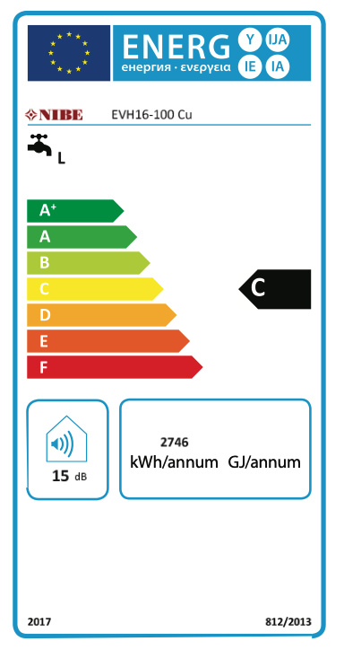 Nibe vv-bered eminent-cu 100l