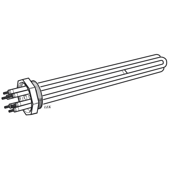 NIBE AB, IU36, Elpatron, R 50, 400 mm