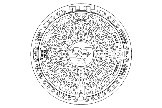 2810/2410TFK, Ram och lock, FK m�rkt lock med l�s, 800, segj�rn