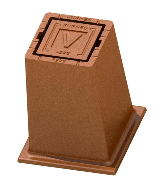 6452/6451, Ventilbet�ckning, fyrkantig, 170x170, gr�j�rn