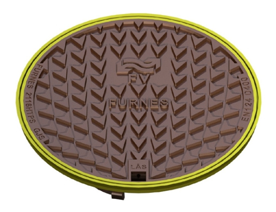 2116HTPSFV, Lock, l�s, t�tt , slitsad packning, 600-640, segj�rn