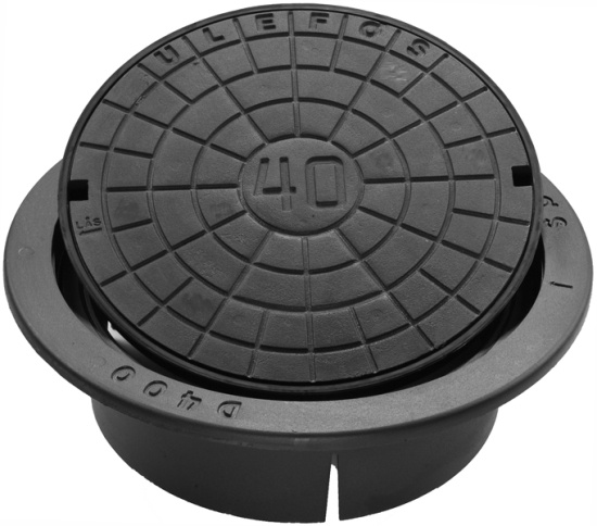 VATEK, UFU/UTUPL-60-AU, Bet�ckning, med lock, l�s, packning, D400