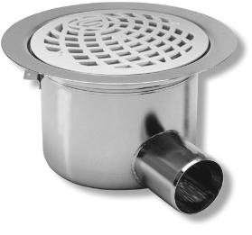 Bigg, Spygatt, utan insats, 220x75, rostfritt st�l SIS2333