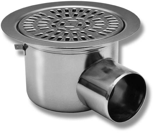 Bigg, Golvbrunn, rostfri vattenl�sinsats, sil, 220x110, rostfri