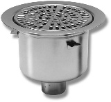 Heavy, Golvbrunn, rostfri vattenl�sinsats, sil, 220x75, rostfri