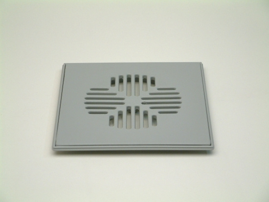 Vieser, Fyrkantsil, gr�, 200x200, plast