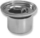 St�l-Ran, Vattenl�s, med O-ringst�tning, 125, rostfritt st�l SS2333