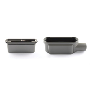 Unidrain Utloppshus med vattenl�s 50 mm gavelutlopp