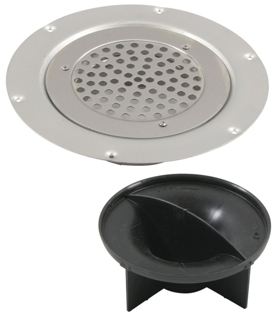 BL�CHER, Drain 206 H69, �verdel, med kl�mringss�te, rostfritt st�l