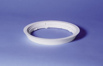 Jafo, !, Kl�mring, med 5 rostfria skruvar, vit