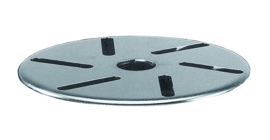 Sil, 20 mm centrumh�l f�r nyckel, D=150, rostfritt st�l