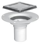 SAFE, �versv�mningsskydd, kl�mring f�r t�tskikt/klinker, 50mm, sil 75x75