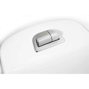 Tryckknapp Duo, Krom (Gustavsberg WC reserdelar