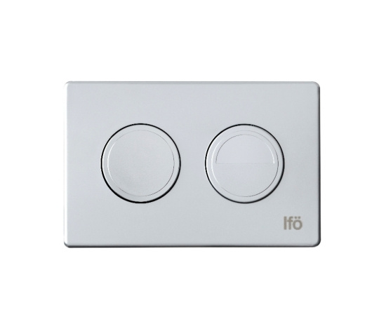 If� Tryckknapp, Sign, vit.