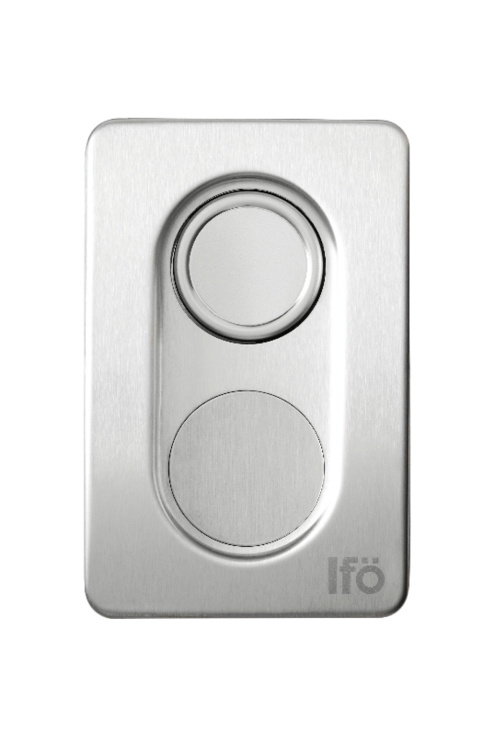 If� Spolknapp, Sign, liten, pneumatisk, rostfri