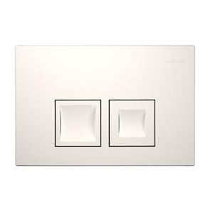 Spolplatta Delta 50, dubbelspolning, vit, plast.