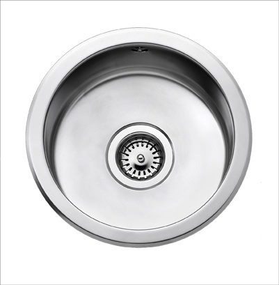 C 313, Diskl�da, rund med plugg & kedja, rostfri, 313mm