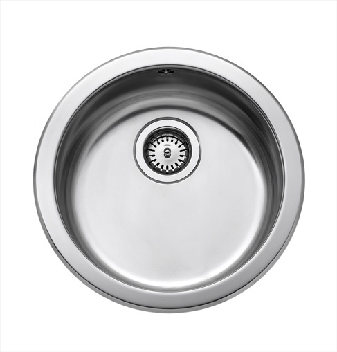 C 380, Diskl�da, rund med plugg & kedja, rostfri, 380mm