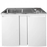 Minik�k Intra CKCUL1200L-KP med plattor och diskho v�nster